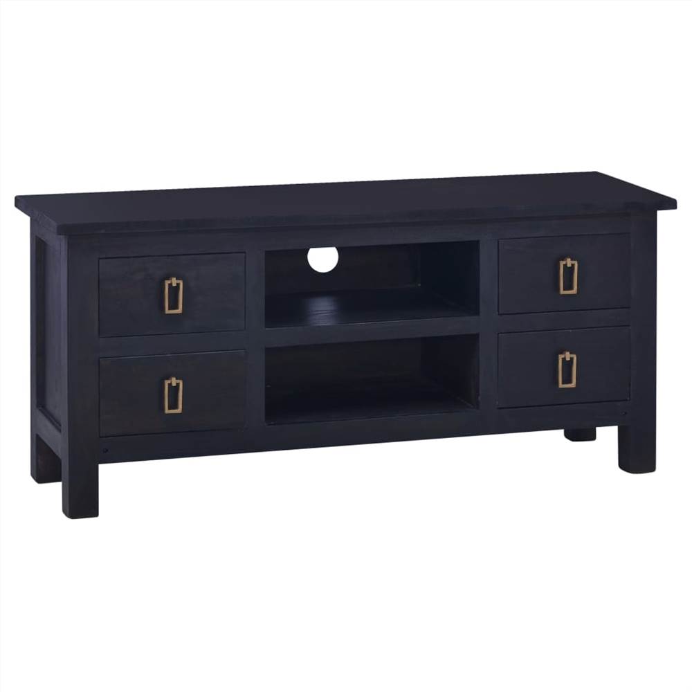 TV Cabinet Light Black Coffee 100x30x45 cm Solid Mahogany Wood TV Cabinet Light Black Coffee 100x30x45 Cm Solid Mahogany Wood -NEWTRAL Sales Shop TV Cabinet Light Black Coffee 100x30x45 cm Solid Mahogany Wood 445121 0