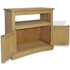 TV Cabinet Mexican Pine Corona Range 80x43x78 Cm 2 TV Cabinet Mexican Pine Corona Range 80x43x78 Cm -NEWTRAL Sales Shop TV Cabinet Mexican Pine Corona Range 80x43x78 cm 510792 2