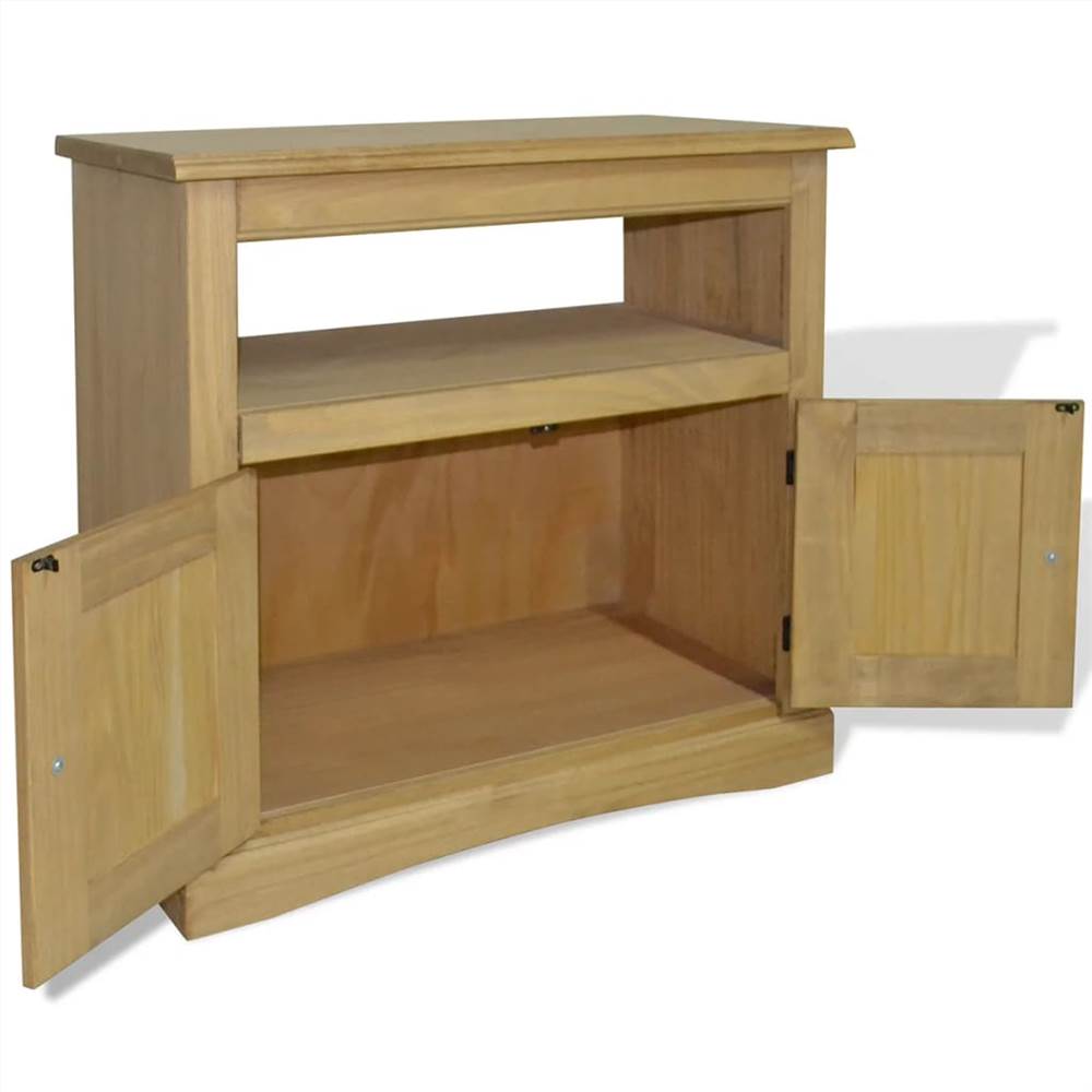 TV Cabinet Mexican Pine Corona Range 80x43x78 cm TV Cabinet Mexican Pine Corona Range 80x43x78 Cm -NEWTRAL Sales Shop TV Cabinet Mexican Pine Corona Range 80x43x78 cm 510792 2