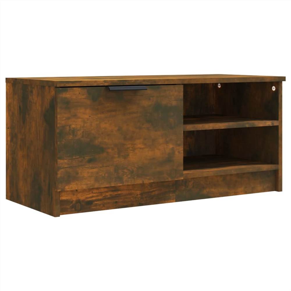 TV Cabinet Smoked Oak 80x35x36.5 cm Engineered Wood TV Cabinet Smoked Oak 80x35x36.5 Cm Engineered Wood -NEWTRAL Sales Shop TV Cabinet Smoked Oak 80x35x36 5 cm Engineered Wood 513167 1