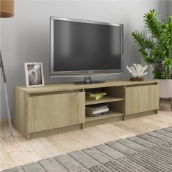 TV Cabinet Sonoma Oak 140x40x35.5 Cm Chipboard