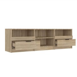 TV Cabinet Sonoma Oak 150x33.5x45 Cm Engineered Wood -NEWTRAL Sales Shop TV Cabinet Sonoma Oak 150x33 5x45 cm Engineered Wood 514537 4
