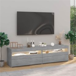 TV Cabinet With LED Lights 2 Pcs Grey Sonoma 75x35x40 Cm -NEWTRAL Sales Shop TV Cabinet with LED Lights 2 pcs Grey Sonoma 75x35x40 cm 510210 3