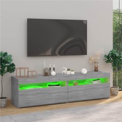 TV Cabinet With LED Lights 2 Pcs Grey Sonoma 75x35x40 Cm -NEWTRAL Sales Shop TV Cabinet with LED Lights 2 pcs Grey Sonoma 75x35x40 cm 510210 4