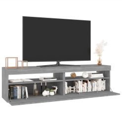 TV Cabinet With LED Lights 2 Pcs Grey Sonoma 75x35x40 Cm -NEWTRAL Sales Shop TV Cabinet with LED Lights 2 pcs Grey Sonoma 75x35x40 cm 510210 5