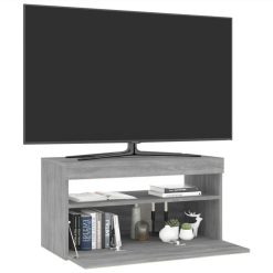 TV Cabinet With LED Lights Grey Sonoma 75x35x40 Cm 5 TV Cabinet With LED Lights Grey Sonoma 75x35x40 Cm -NEWTRAL Sales Shop TV Cabinet with LED Lights Grey Sonoma 75x35x40 cm 509434 5