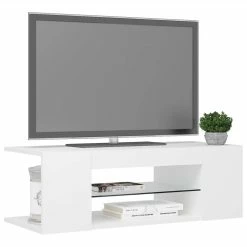 TV Cabinet With LED Lights White 90x39x30 Cm -NEWTRAL Sales Shop TV Cabinet with LED Lights White 90x39x30 cm 461654 5
