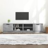 TV Cabinets 2 Pcs Concrete Grey 80x35x36.5 Cm Engineered Wood