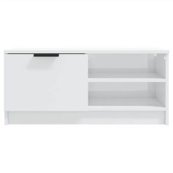 TV Cabinets 2 Pcs High Gloss White 80x35x36.5cm Engineered Wood -NEWTRAL Sales Shop TV Cabinets 2 pcs High Gloss White 80x35x36 5cm Engineered Wood 513912 4