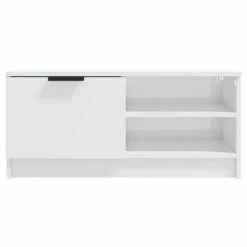 TV Cabinets 2 Pcs High Gloss White 80x35x36.5cm Engineered Wood 10 TV Cabinets 2 Pcs High Gloss White 80x35x36.5cm Engineered Wood -NEWTRAL Sales Shop TV Cabinets 2 pcs High Gloss White 80x35x36 5cm Engineered Wood 513912 4