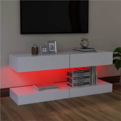 TV Cabinets With LED Lights 2 Pcs White 60x35 Cm -NEWTRAL Sales Shop TV Cabinets with LED Lights 2 pcs White 60x35 cm 461657 4