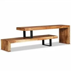 NEWTRAL Sales Shop -NEWTRAL Sales Shop TV Stand Solid Acacia Wood 451382 1