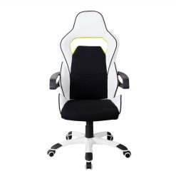 Techni Home Office Adjustable Rotatable Gaming Chair With Ergonomic High Backrest And Lumbar Support - Black + White 2 Techni Home Office Adjustable Rotatable Gaming Chair With Ergonomic High Backrest And Lumbar Support - Black + White -NEWTRAL Sales Shop Techni Mobili Ergonomic Essential Racing Style Home amp Office Chair White 469961 1