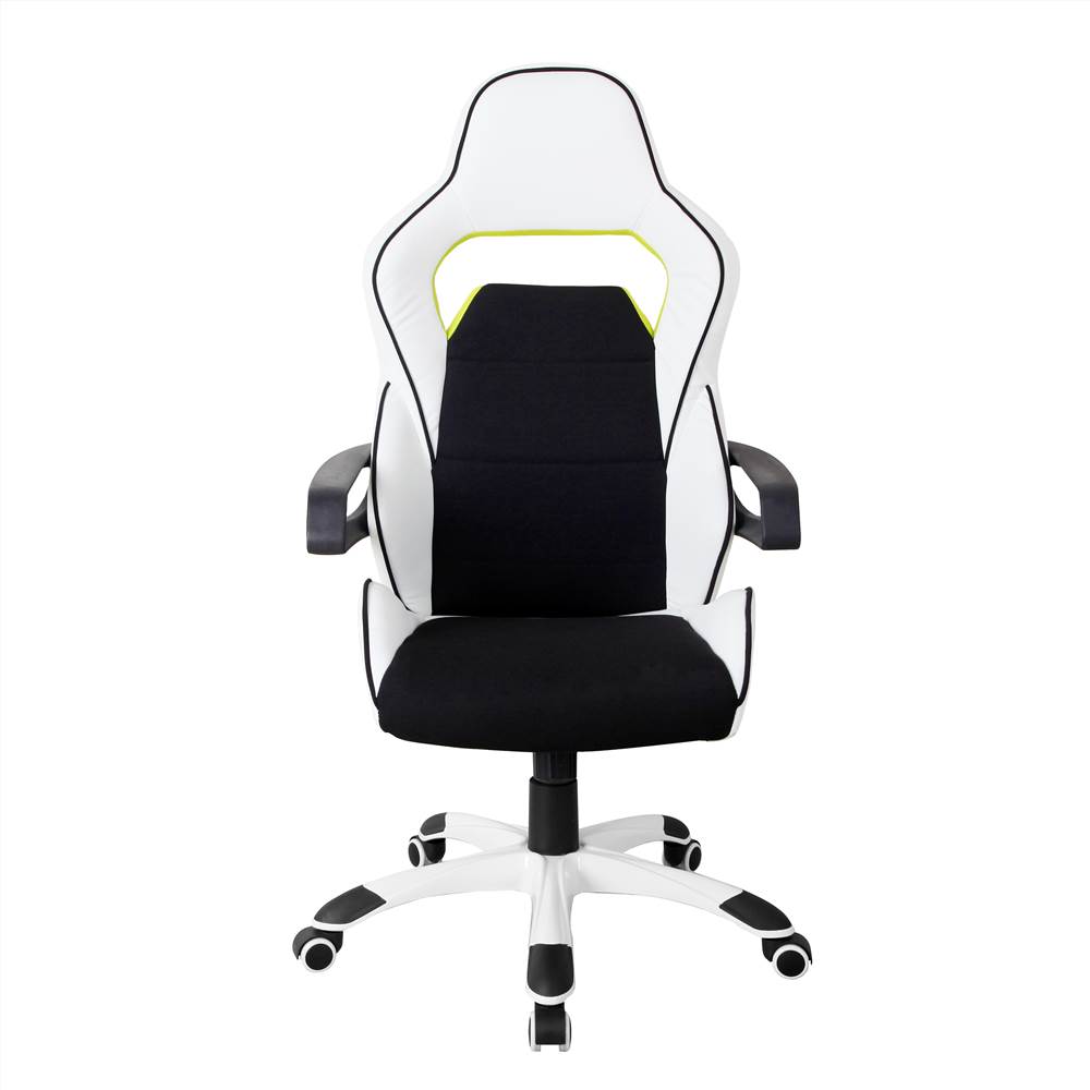 Techni Home Office Adjustable Rotatable Gaming Chair with Ergonomic High Backrest and Lumbar Support - Black + White Techni Home Office Adjustable Rotatable Gaming Chair With Ergonomic High Backrest And Lumbar Support - Black + White -NEWTRAL Sales Shop Techni Mobili Ergonomic Essential Racing Style Home amp Office Chair White 469961 1
