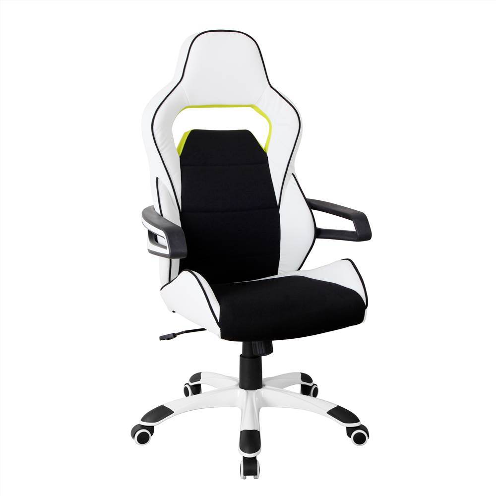Techni Home Office Adjustable Rotatable Gaming Chair with Ergonomic High Backrest and Lumbar Support - Black + White Techni Home Office Adjustable Rotatable Gaming Chair With Ergonomic High Backrest And Lumbar Support - Black + White -NEWTRAL Sales Shop Techni Mobili Ergonomic Essential Racing Style Home amp Office Chair White 469961 3