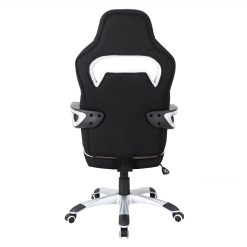 Techni Home Office Fabric Adjustable Rotatable Chair With Ergonomic High Backrest And Lumbar Support - Black 2 Techni Home Office Fabric Adjustable Rotatable Chair With Ergonomic High Backrest And Lumbar Support - Black -NEWTRAL Sales Shop Techni Mobili Ergonomic Upholstered Racing Style Home amp Office Chair Grey Black 469958 2