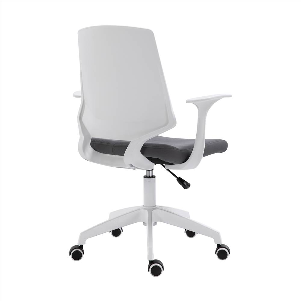 Techni Home Office Fabric Adjustable Rotatable Chair with Ergonomic Backrest and Casters - Gray Techni Home Office Fabric Adjustable Rotatable Chair With Ergonomic Backrest And Casters - Gray -NEWTRAL Sales Shop Techni Mobili Height Adjustable Mid Back Office Chair Grey 469930 2