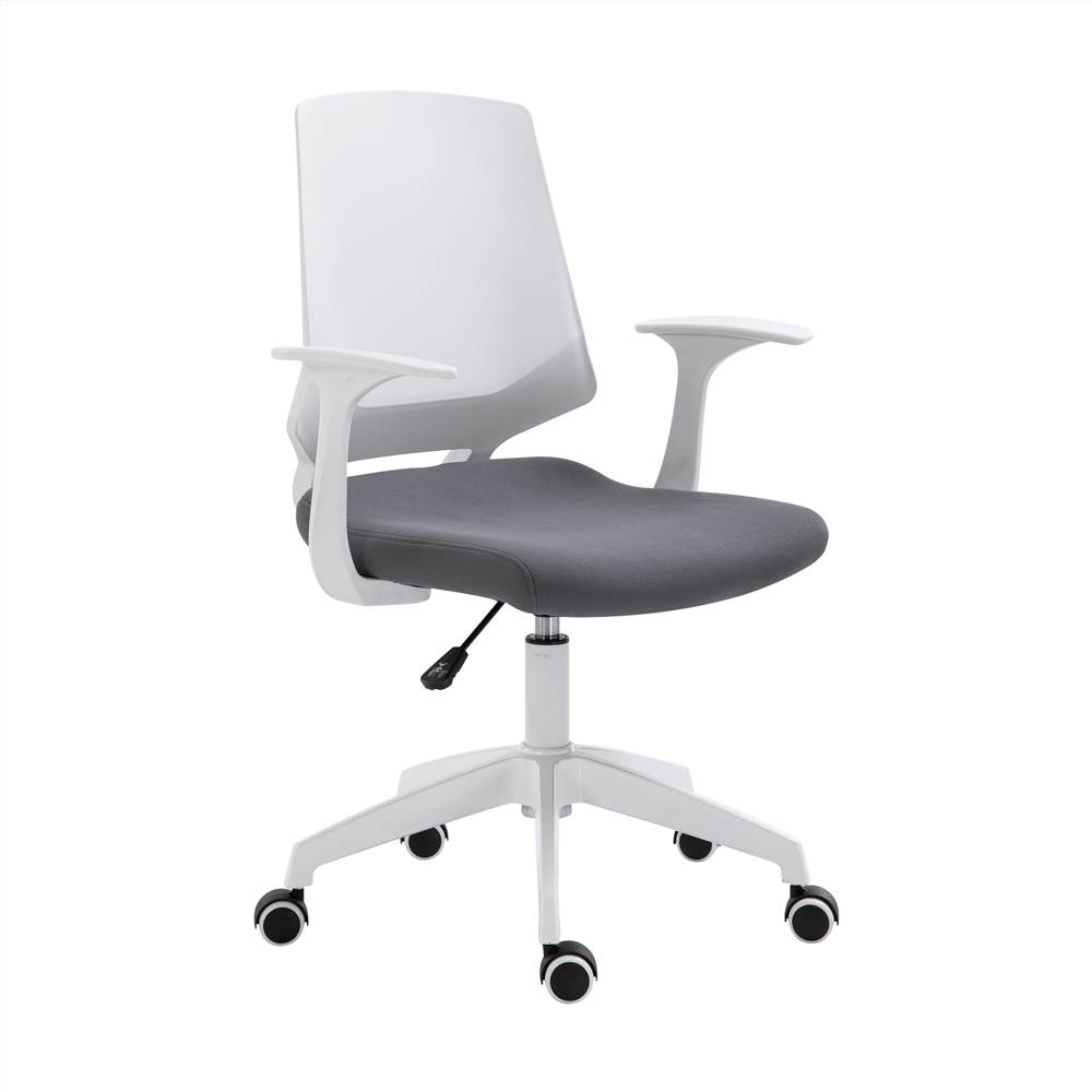 Techni Home Office Fabric Adjustable Rotatable Chair with Ergonomic Backrest and Casters - Gray Techni Home Office Fabric Adjustable Rotatable Chair With Ergonomic Backrest And Casters - Gray -NEWTRAL Sales Shop Techni Mobili Height Adjustable Mid Back Office Chair Grey 469930 3
