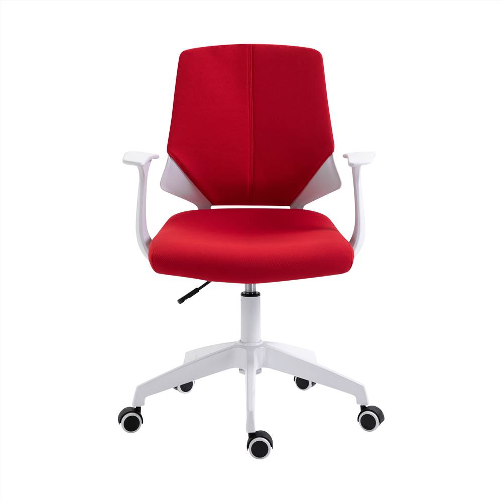 Techni Home Office Fabric Adjustable Rotatable Chair with Ergonomic Backrest and Casters - Red Techni Home Office Fabric Adjustable Rotatable Chair With Ergonomic Backrest And Casters - Red -NEWTRAL Sales Shop Techni Mobili Height Adjustable Mid Back Office Chair Red 469934 0