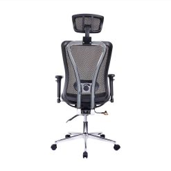 Techni Home Office Mesh Adjustable Rotatable Gaming Chair With Ergonomic High Backrest And Lumbar Support - Black -NEWTRAL Sales Shop Techni Mobili High Back Executive Mesh Office Chair with Arms Headrest and Lumbar Support Black 469970 1
