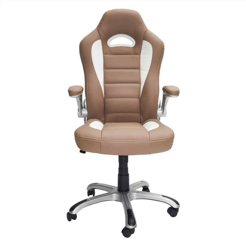 Techni Home Office Adjustable Rotatable Gaming Chair with Ergonomic High Backrest and Flip-Up Armrests - Camel Techni Home Office Adjustable Rotatable Gaming Chair With Ergonomic High Backrest And Flip-Up Armrests - Camel -NEWTRAL Sales Shop Techni Mobili High Back Executive Sport Race Office Chair with Flip Up Arms Camel 469935 4