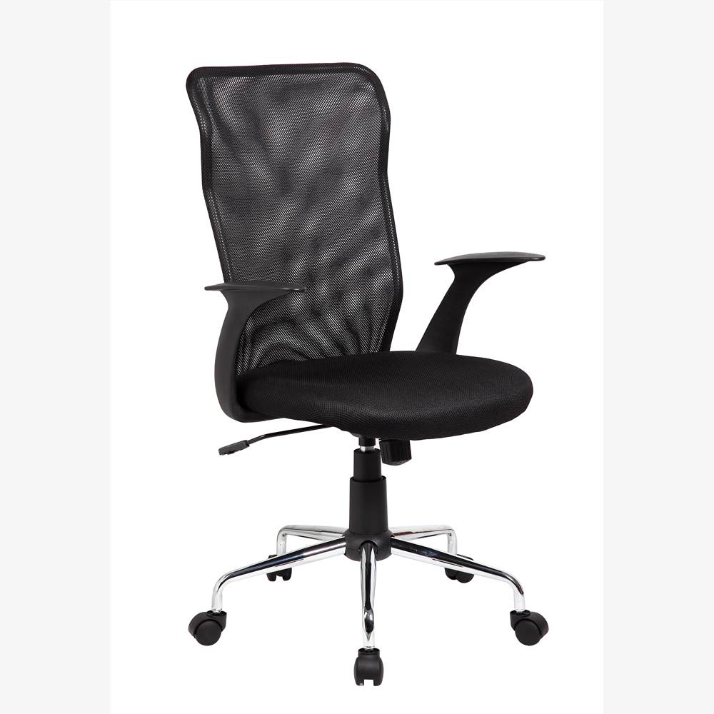 Techni Home Office Adjustable Rotatable Chair with Ergonomic Mesh Backrest and Casters - Black Techni Home Office Adjustable Rotatable Chair With Ergonomic Mesh Backrest And Casters - Black -NEWTRAL Sales Shop Techni Mobili Medium Back Mesh Assistant Office Chair Black 469933 2