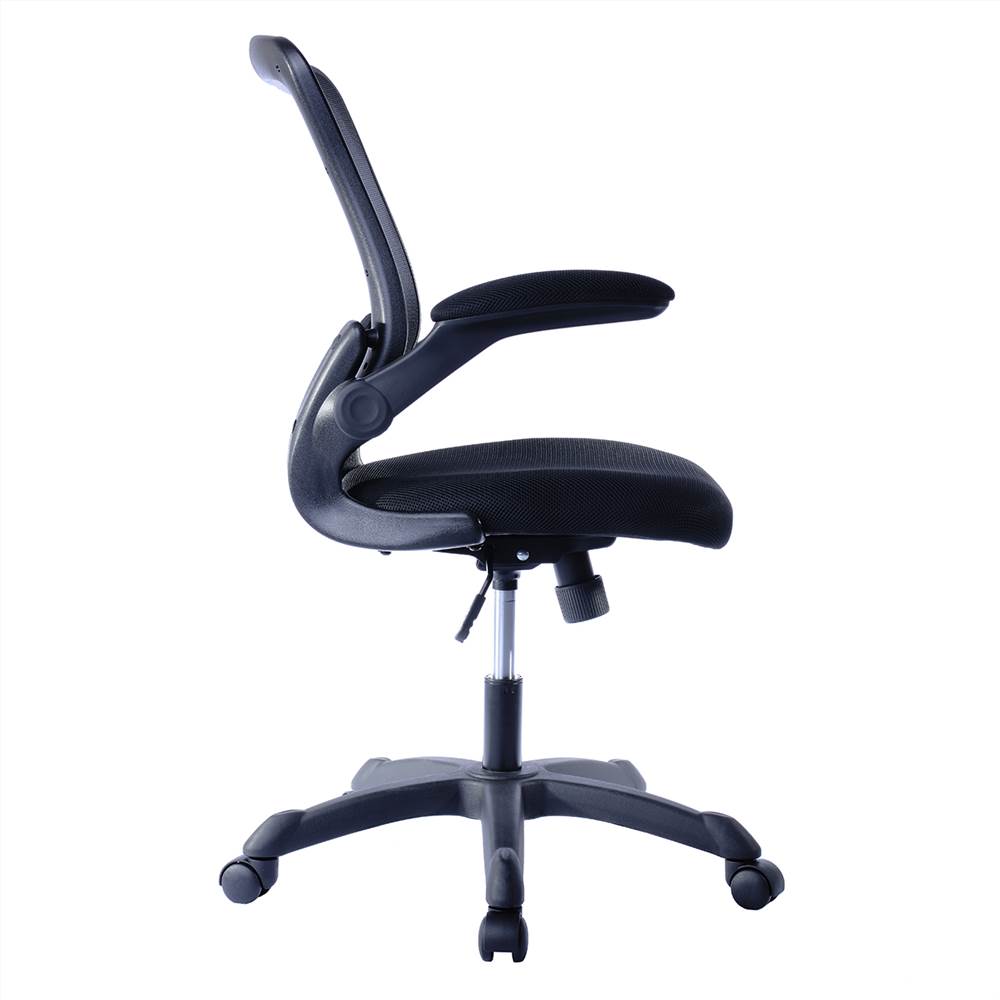 Techni Home Office Adjustable Rotatable Chair with Ergonomic Mesh Backrest and Flip-Up Armrest - Black Techni Home Office Adjustable Rotatable Chair With Ergonomic Mesh Backrest And Flip-Up Armrest - Black -NEWTRAL Sales Shop Techni Mobili Mesh Task Office Chair with Flip Up Arms Black 469925 4