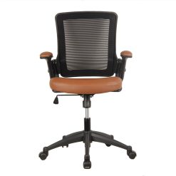 Techni Home Office Adjustable Rotatable Gaming Chair With Ergonomic Mesh Backrest And Adjustable Armrests - Brown 2 Techni Home Office Adjustable Rotatable Gaming Chair With Ergonomic Mesh Backrest And Adjustable Armrests - Brown -NEWTRAL Sales Shop Techni Mobili Mid Back Mesh Task Office Chair with Height Adjustable Arms Brown 469924 2
