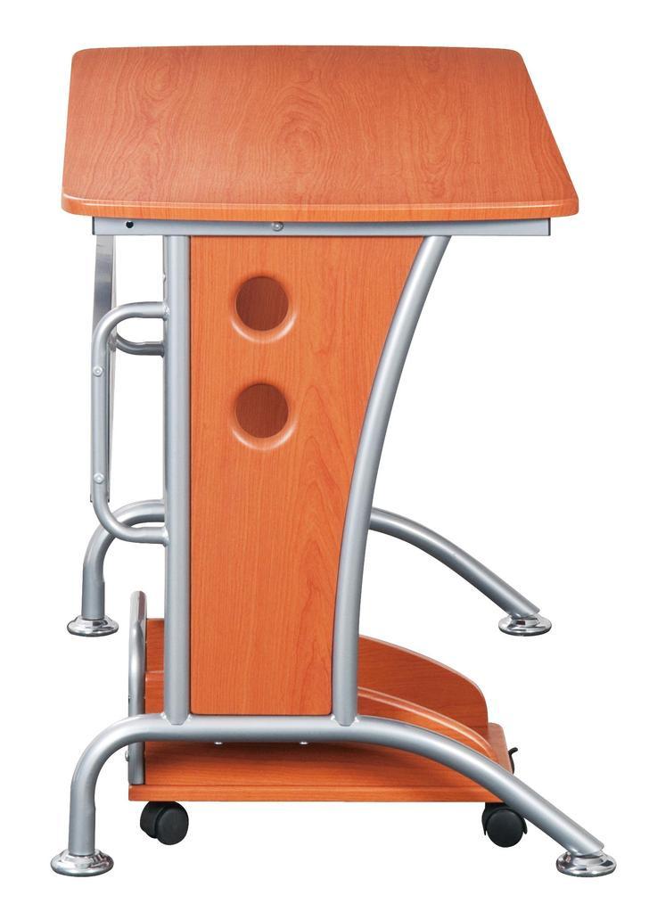 Techni Mobili 44" Computer Desk with Mobile CPU Caddy, MDF Tabletop and Metal Frame, for Game Room, Small Space, Study Room - Brown Techni Mobili 44" Computer Desk With Mobile CPU Caddy, MDF Tabletop And Metal Frame, For Game Room, Small Space, Study Room - Brown -NEWTRAL Sales Shop Techni Mobili Modern Computer Desk With Mobile CPU Caddy Dark Honey 471486 4