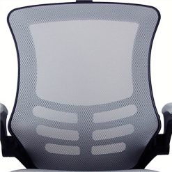 Techni Home Office Mesh Adjustable Rotatable Chair With Ergonomic High Backrest And Flip-Up Armrest - Silver -NEWTRAL Sales Shop Techni Mobili Modern High Back Mesh Executive Office Chair with Headrest and Flip Up Arms Silver Grey 469923 4