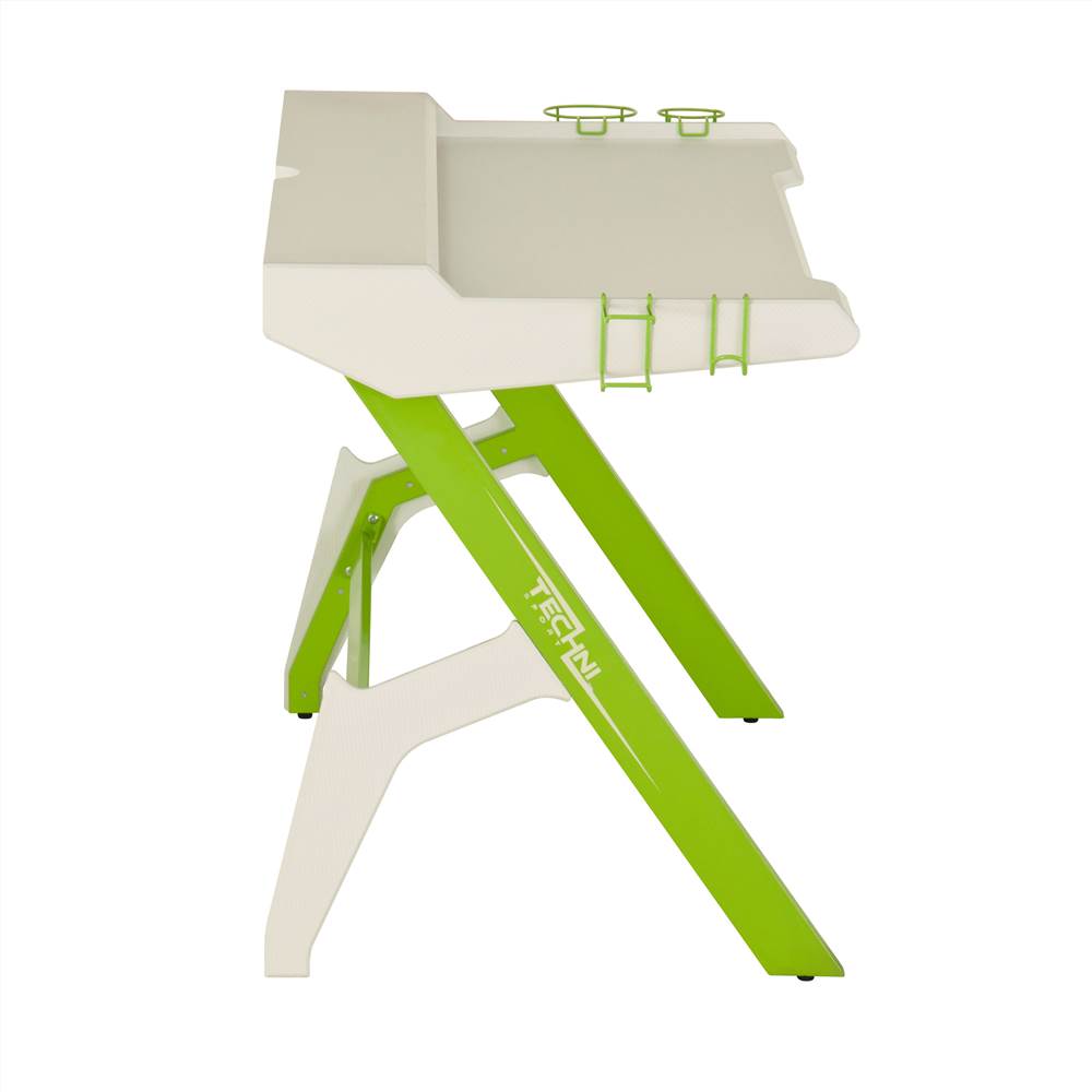 Techni Home Office Gaming Desk with Cup Holder, Headphone Hook, MDF Tabletop and Metal Frame, for Game Room, Small Space, Study Room - Green Techni Home Office Gaming Desk With Cup Holder, Headphone Hook, MDF Tabletop And Metal Frame, For Game Room, Small Space, Study Room - Green -NEWTRAL Sales Shop Techni Sport Ergonomic Computer Gaming Desk Workstation with Cupholder amp Headphone Hook Green 471488 1
