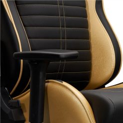 Techni Home Office PU Leather Adjustable Rotatable Gaming Chair With Ergonomic High Backrest And Casters - Gold -NEWTRAL Sales Shop Techni Sport Ergonomic Racing Style Gaming Chair Golden 469905 2