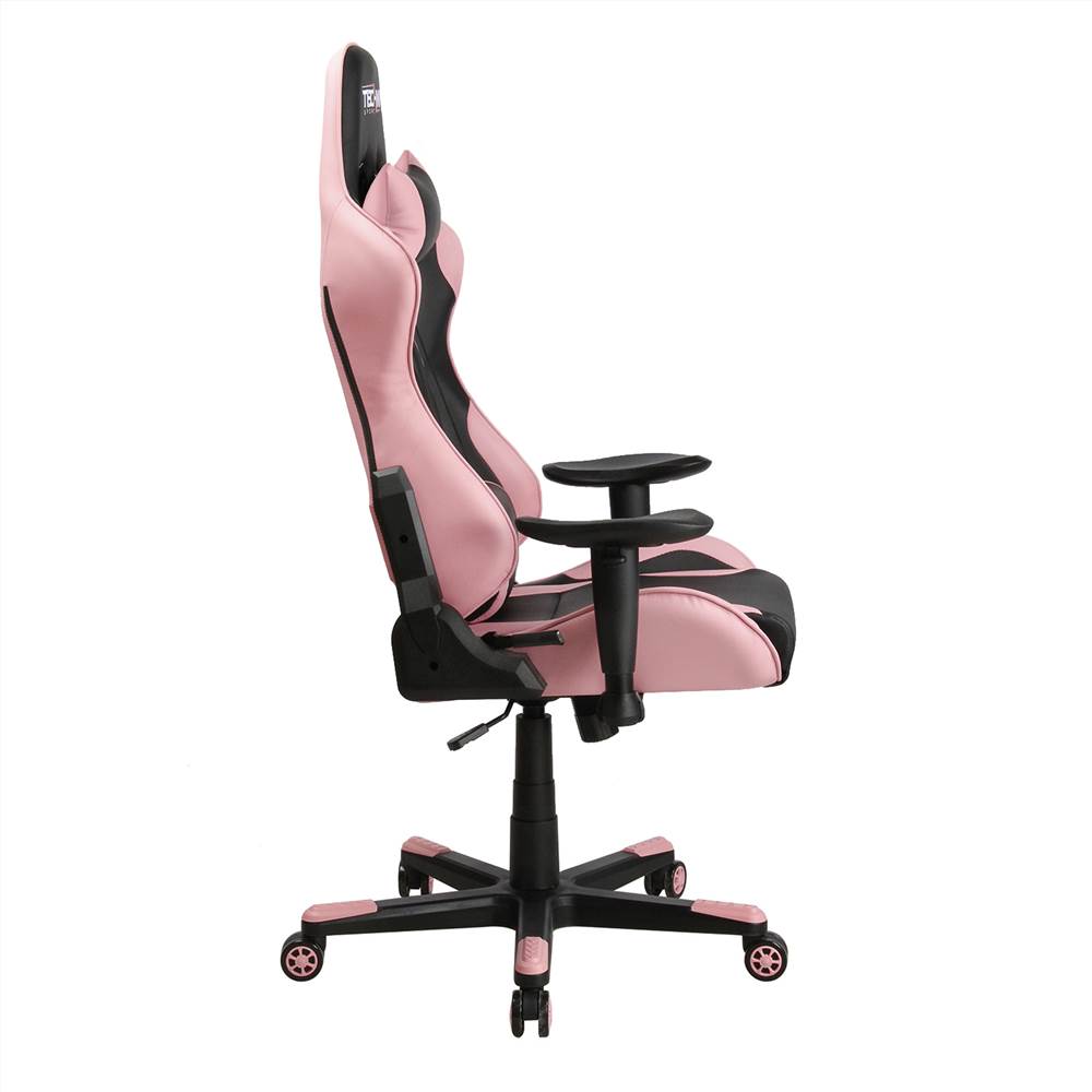 Techni Home Office PU Leather Adjustable Rotatable Gaming Chair with Ergonomic High Backrest and Lumbar Support - Pink Techni Home Office PU Leather Adjustable Rotatable Gaming Chair With Ergonomic High Backrest And Lumbar Support - Pink -NEWTRAL Sales Shop Techni Sport TS 4300 Ergonomic High Back Racer Style PC Gaming Chair Pink 469919 0