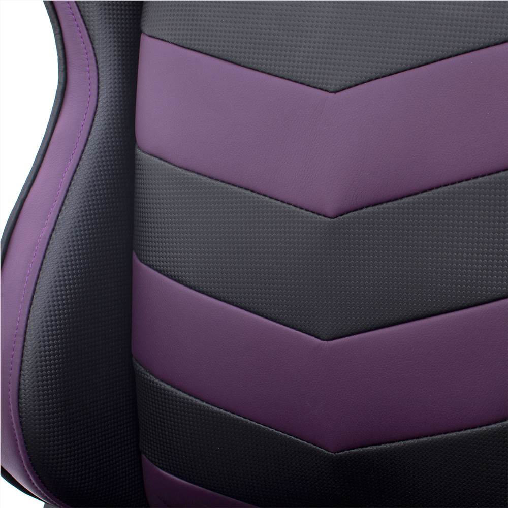 Techni TS-61 Home Office Adjustable Rotatable Gaming Chair with Ergonomic High Backrest and Casters - Black + Purple Techni TS-61 Home Office Adjustable Rotatable Gaming Chair With Ergonomic High Backrest And Casters - Black + Purple -NEWTRAL Sales Shop Techni Sport TS 61 Ergonomic High Back Racer Style Video Gaming Chair Purple Black 469901 2