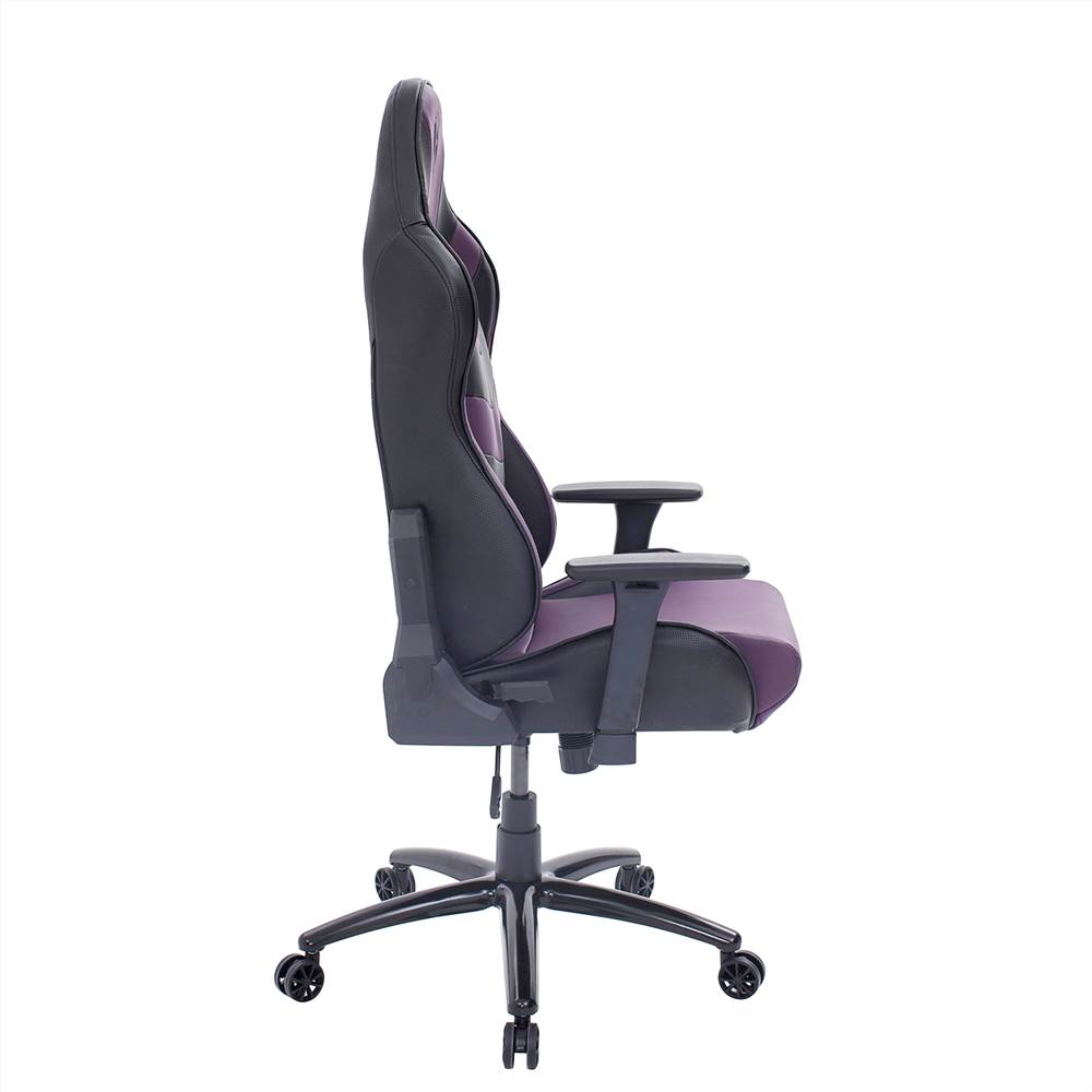 Techni TS-61 Home Office Adjustable Rotatable Gaming Chair with Ergonomic High Backrest and Casters - Black + Purple Techni TS-61 Home Office Adjustable Rotatable Gaming Chair With Ergonomic High Backrest And Casters - Black + Purple -NEWTRAL Sales Shop Techni Sport TS 61 Ergonomic High Back Racer Style Video Gaming Chair Purple Black 469901 3