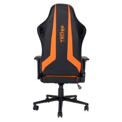 Techni Home Office PU Leather Adjustable Rotatable Gaming Chair With Ergonomic High Backrest And Lumbar Support - Orange + Black -NEWTRAL Sales Shop Techni Sport TS 84 Ergonomic High Back Racer Style PC Gaming Chair Orange 469900 1