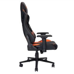 Techni Home Office PU Leather Adjustable Rotatable Gaming Chair With Ergonomic High Backrest And Lumbar Support - Orange + Black -NEWTRAL Sales Shop Techni Sport TS 84 Ergonomic High Back Racer Style PC Gaming Chair Orange 469900 4