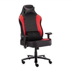 Techni Home Office Adjustable Rotatable Gaming Chair With Ergonomic High Backrest And Lumbar Support - Red