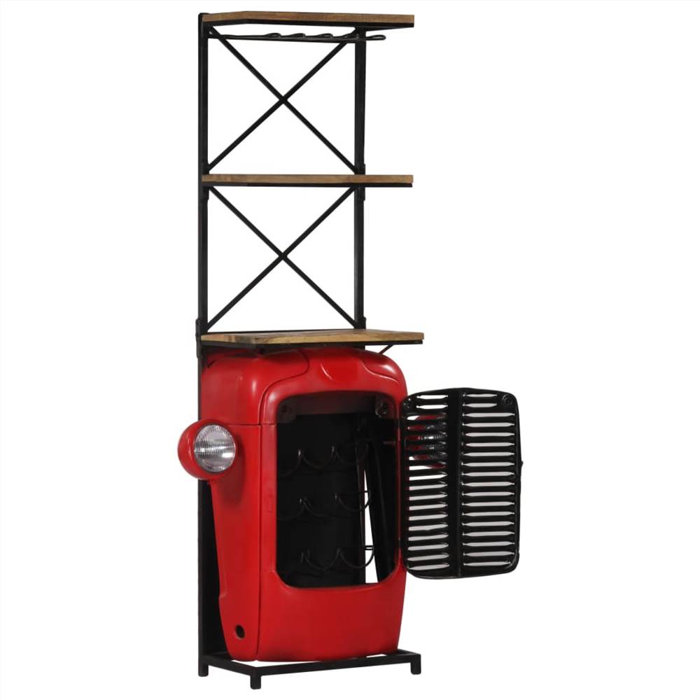 Tractor Wine Cabinet 49x32x183 cm Solid Mango Wood Tractor Wine Cabinet 49x32x183 Cm Solid Mango Wood -NEWTRAL Sales Shop Tractor Wine Cabinet 49x32x183 cm Solid Mango Wood 473556 5
