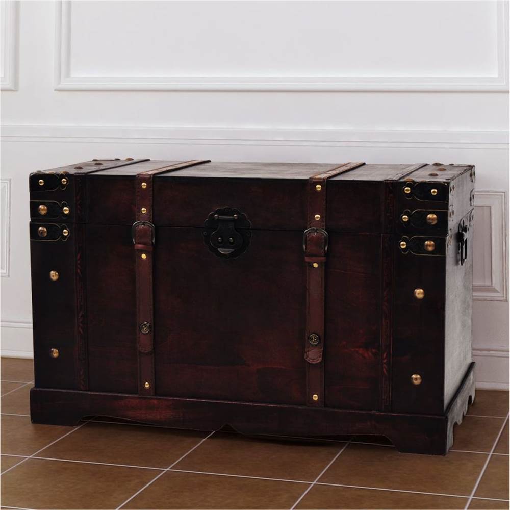 Vintage Treasure Chest Wood 66x38x40 cm Vintage Treasure Chest Wood 66x38x40 Cm -NEWTRAL Sales Shop Vintage Treasure Chest Wood 66x38x40 cm 446431 4