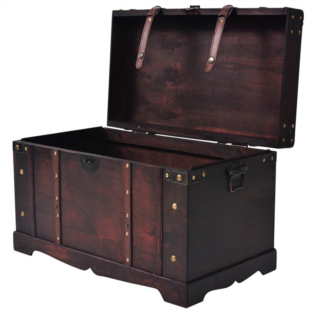Vintage Treasure Chest Wood 66x38x40 cm Vintage Treasure Chest Wood 66x38x40 Cm -NEWTRAL Sales Shop Vintage Treasure Chest Wood 66x38x40 cm 446431 5