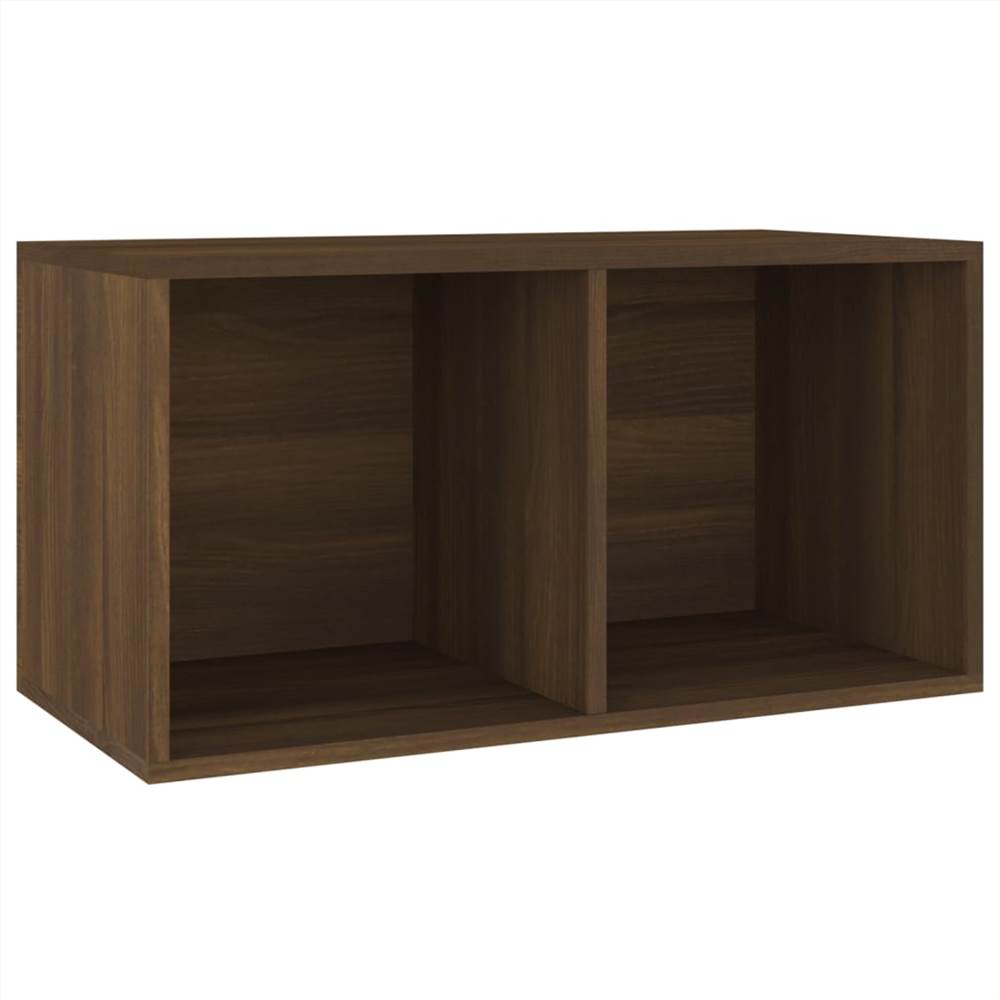 Vinyl Storage Box Brown Oak 71x34x36 cm Engineered Wood Vinyl Storage Box Brown Oak 71x34x36 Cm Engineered Wood -NEWTRAL Sales Shop Vinyl Storage Box Brown Oak 71x34x36 cm Engineered Wood 513873 1