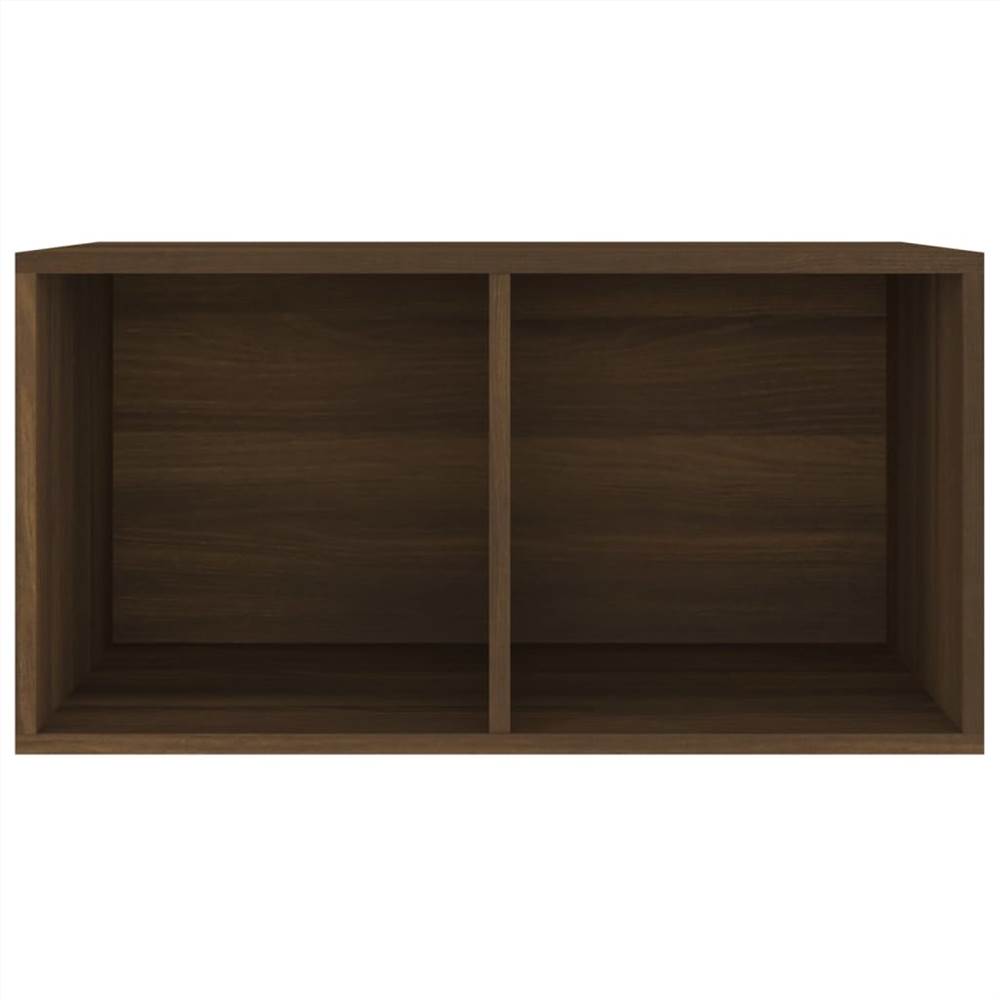 Vinyl Storage Box Brown Oak 71x34x36 cm Engineered Wood Vinyl Storage Box Brown Oak 71x34x36 Cm Engineered Wood -NEWTRAL Sales Shop Vinyl Storage Box Brown Oak 71x34x36 cm Engineered Wood 513873 2