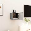 Wall Mounted TV Cabinet Grey Sonoma 30.5x30x30 Cm