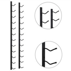 Wall Mounted Wine Rack For 12 Bottles Black Iron -NEWTRAL Sales Shop Wall Mounted Wine Rack for 12 Bottles Black Iron 443238 4