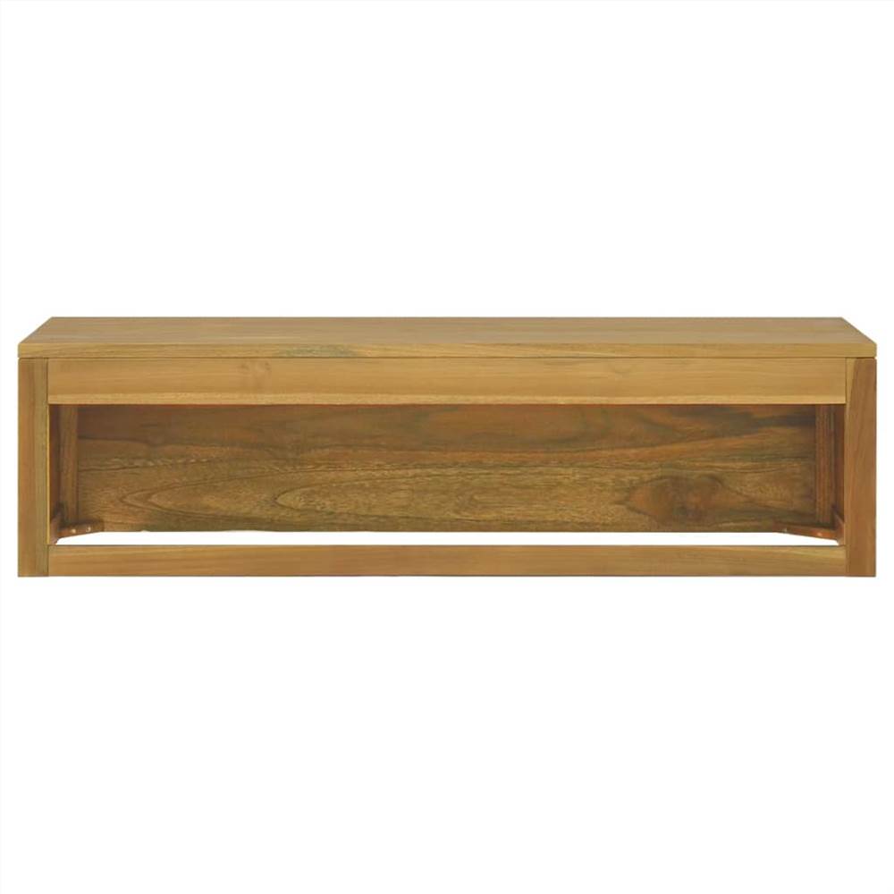 Wall-mounted Bathroom Cabinet 110x45x30 cm Solid Wood Teak Wall-mounted Bathroom Cabinet 110x45x30 Cm Solid Wood Teak -NEWTRAL Sales Shop Wall mounted Bathroom Cabinet 110x45x30 cm Solid Wood Teak 516038 3