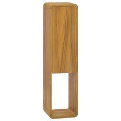 Wall-mounted Bathroom Cabinet 25x25x100 Cm Solid Wood Teak