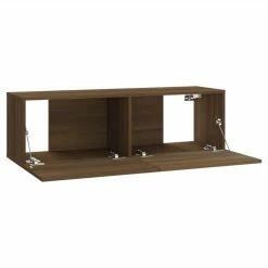 Wall-mounted TV Cabinet Set Brown Oak Engineered Wood -NEWTRAL Sales Shop Wall mounted TV Cabinet Set Brown Oak Engineered Wood 515458 4