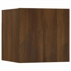 Wall-mounted TV Cabinet Set Brown Oak Engineered Wood -NEWTRAL Sales Shop Wall mounted TV Cabinet Set Brown Oak Engineered Wood 515458 5