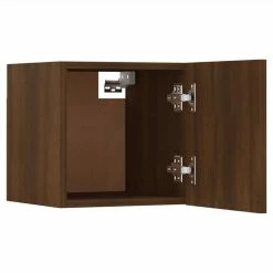 Wall-mounted TV Cabinets 8 Pcs Brown Oak 30.5x30x30 Cm -NEWTRAL Sales Shop Wall mounted TV Cabinets 8 pcs Brown Oak 30 5x30x30 cm 514909 5